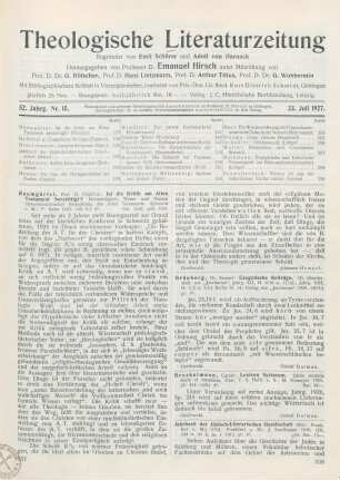 338 [Rezension] Brockelmann, Carolo, Lexicon Syriacum. Editio secunda aucta et emendata. Fasc. 7, 8