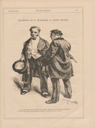 Les propos de M. Prudhomme, par Henry Monnier