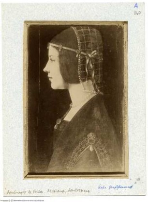 Profilbildnis einer Dame (Beatrice d'Este?)