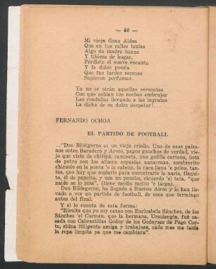 El partido de football