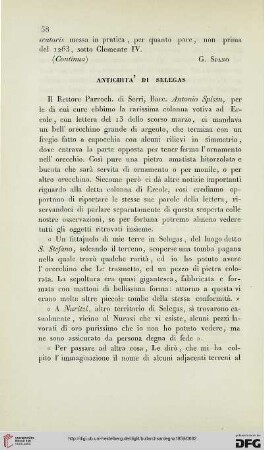 5: Antichità di Selegas