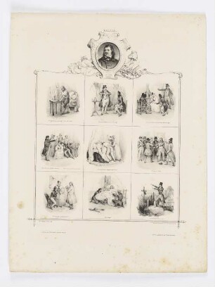 Balzac, aus: "Moderne Illustrationen"