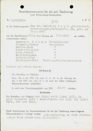 Layh, Heinrich, Dr.
