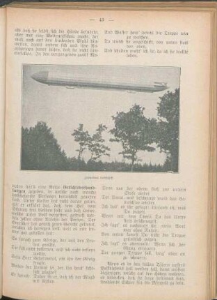 Zeppelins Luftschiff.
