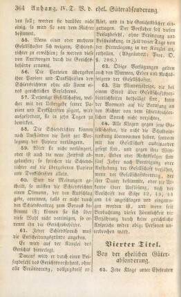 Vierter Titel. Von der ehelichen Güterabsonderung