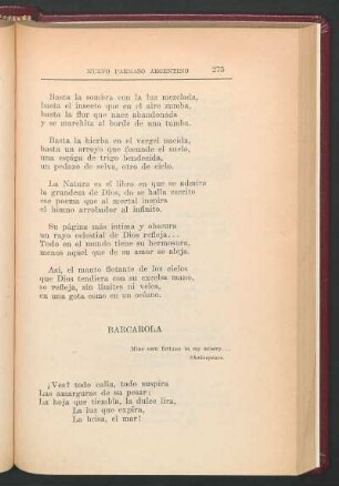 Barcarola