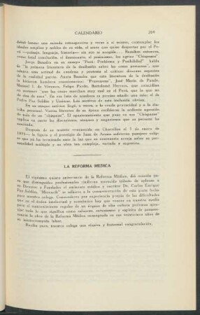 La Reforma Médica