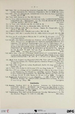 Graubünden (Nr. 526-561)
