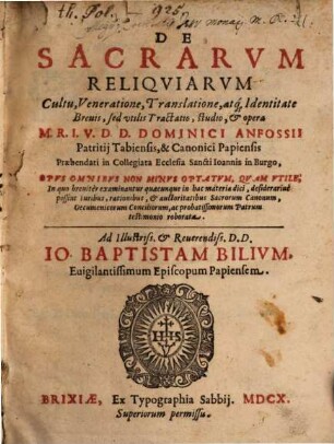 De sacrarum reliquiarum cultu