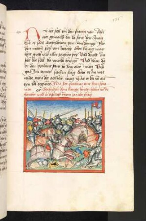Die Schlacht gegen die Sarazenen: Lohengrin und Erzbischof Brun erschlagen König Gerfridolt