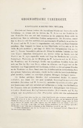 Geognostische Uebersicht