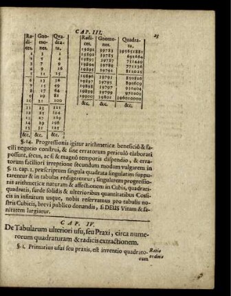 Cap. IV. De Tabularum ulteriori usu, feu Praxi ...