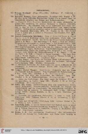 Philosophie (Nr. 727-811)