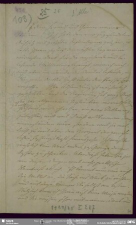 Eigenh. Brief von August Wilhelm von Schlegel an Eduard d' Alton, Bonn, 09.04.1822