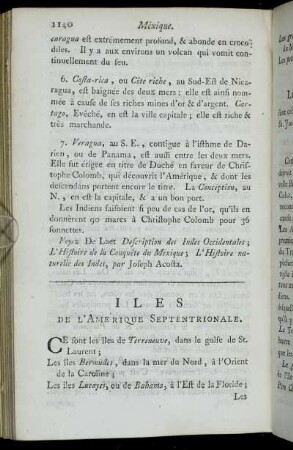 Iles De L'Amérique Septentrionale.