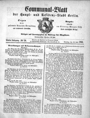 1863,28: No. 28, 12. Juli 1863