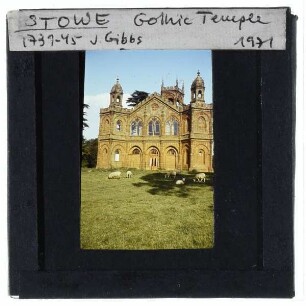 Stowe, Gartenanlage,Stowe, Gothic Temple : Gotischer Tempel