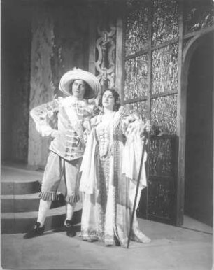 Don Pistacchio, der dreifach Verlobte. Oper von Luigi Cherubini. Staatsoper Dresden, deutsche Erstaufführung 27.11.1926 unter Leitung von Hermann Kutzschbach
