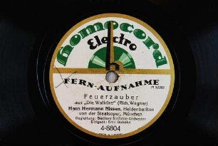 Feuerzauber : aus "Die Walküre" / (Rich. Wagner)
