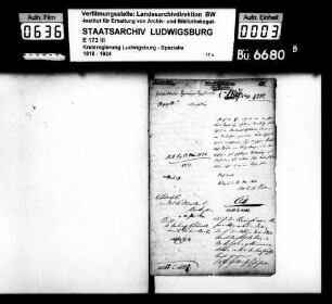 Oberamtsvisitation Brackenheim von 1837
