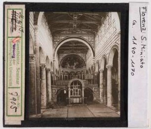 Florenz: S. Miniato, Innenraum (Stoedtner-Nr. 7723)