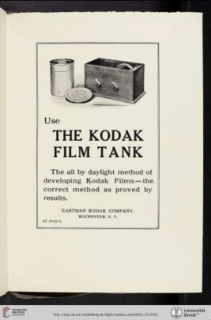 Eastman Kodak Company [Kodak Film Tank]
