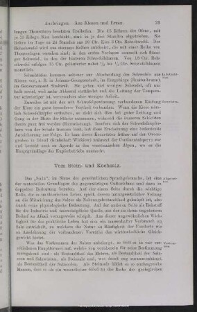 Vom Stein- und Kochsalz