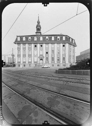 Gera, Museumsplatz 1. Stadtmuseum (18. Jh.). Ansicht von Südost