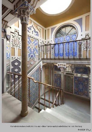 Castello di Sammezzano, Villa di Sammezzano, Treppenhaus, Scala principale interna, Reggello