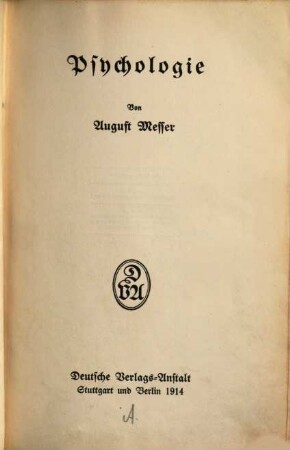 Psychologie