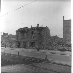 Negativ: Ruine, Kleiststraße 8, 1950