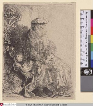 [Abraham liebkost Isaak; Abraham Caressing Isaac; Abraham caressant Isaac]