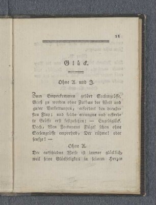 Glück.