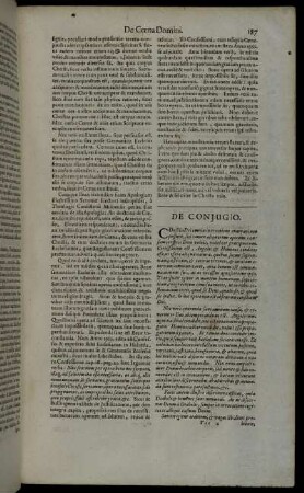 De Conjugio.