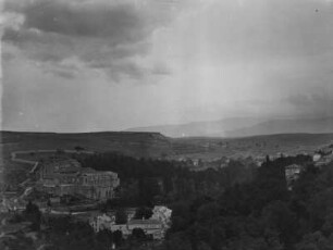 Das Kloster Santa María de El Parral : Blick von der Alcázar von Segovia auf das Kloster Santa María de El Parral in Segovia