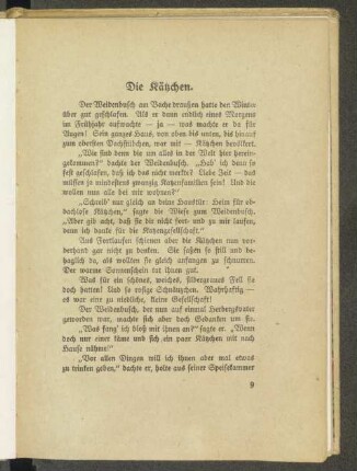 Die Kätzchen.