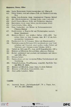 Gemälde (Nr. 470-504)