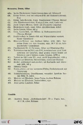 Gemälde (Nr. 470-504)