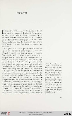 Épilogue