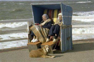 Westerland: Strandkörbe
