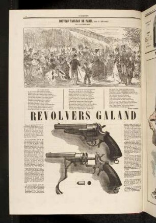 Nouveau Tableau de Paris, par F. Régamey XIII. - Le Palais-Royal Revolver galand