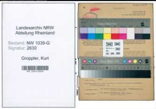 Entnazifizierung Kurt Groppler , geb. 19.02.1898 (Bankbeamter)