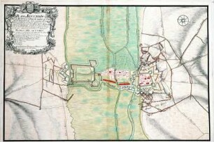 WHK 16 Spanischer Sukzessionskrieg 1701-1713 bis zum Frieden von Rastatt: Plan der Belagerung von Bouchain, 7. August bis 12. September 1711