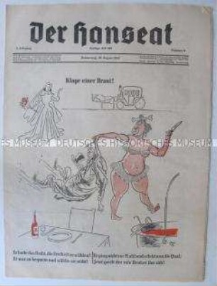 Hamburger Monatszeitung "Der Hanseat" u.a. zur Bürgerschaftswahl