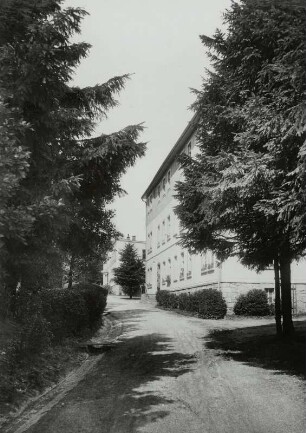 Bad Reiboldsgrün, Heilanstalt : Bad Reiboldsgrün. Heilanstalt für Lungenkranke, Heilstättengebäude. Eingangsseite