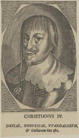 Bildnis des Christianvs IV., König von Dänemark