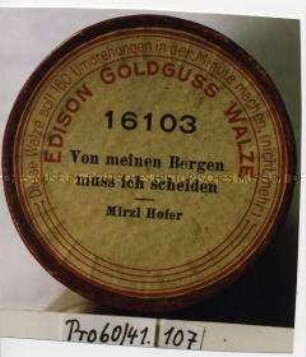 Edison-Goldguss-Walze 16103