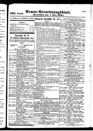898. Ausgabe. Samstag, 4. März 1916