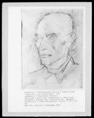Porträt des Tierarztes Dr. Adalbert Czerwinski