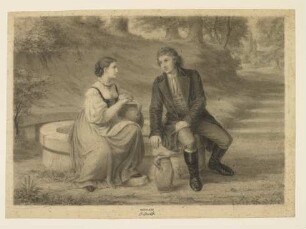 Hermann und Dorothea am Brunnen